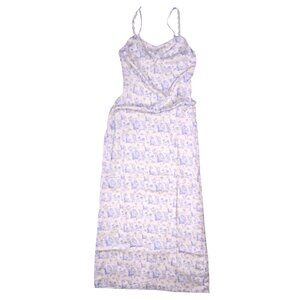 La Porte x Camille Kostek Melrose Maxi Slip Dress in Toile